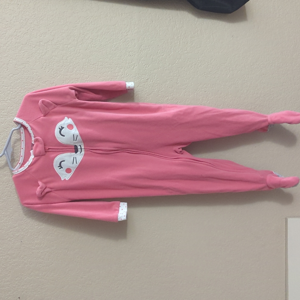 Pink long sleeve jammies